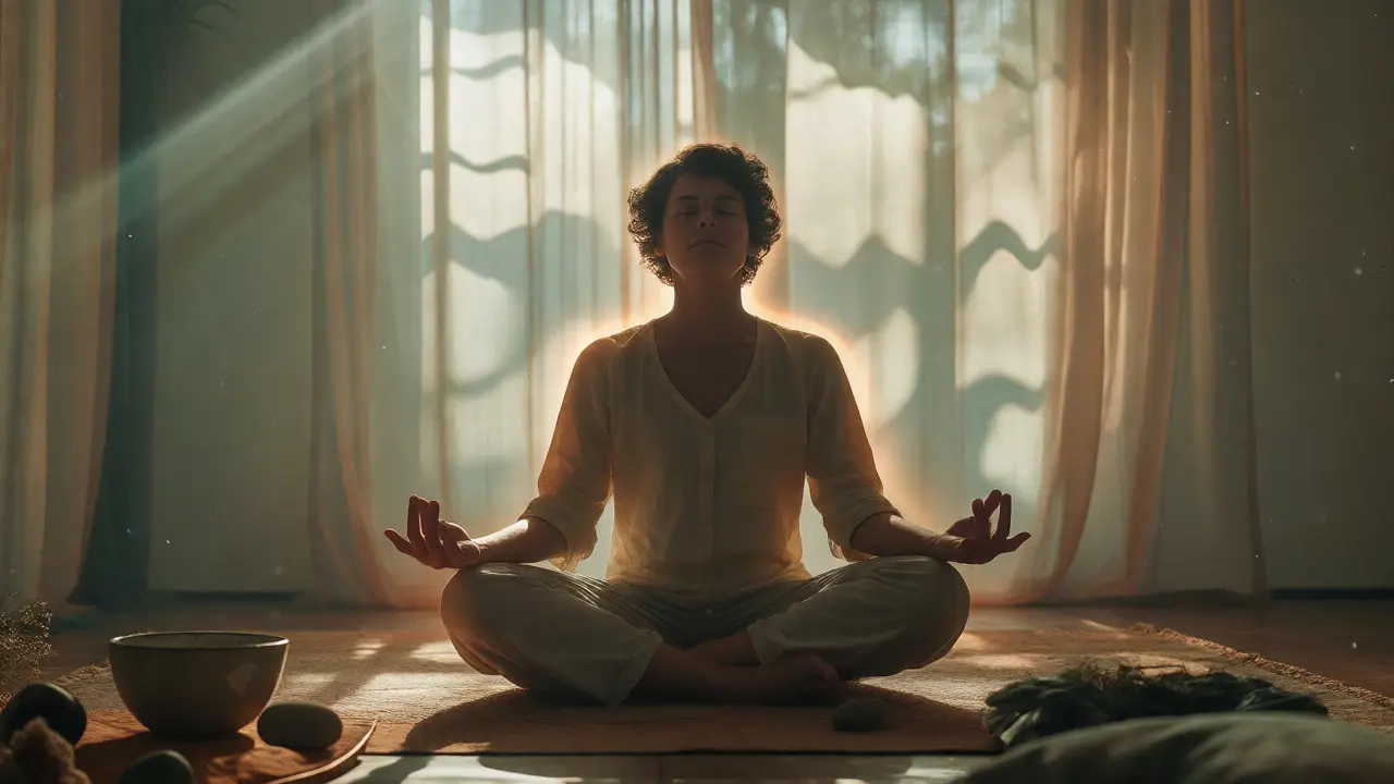 Klidná meditace po probuzení kundalini energie